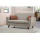 Atelier del Sofa 2-Seat Sofa-Bed Zaden - Beige Beige