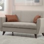 2-Seat Sofa-Bed Zaden - Beige Beige