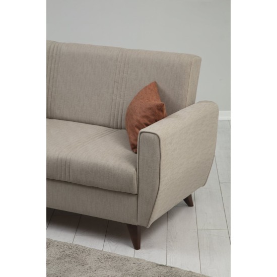 Atelier del Sofa 2-Seat Sofa-Bed Zaden - Beige Beige
