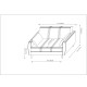 Atelier del Sofa 2-Seat Sofa-Bed Zaden - Beige Beige