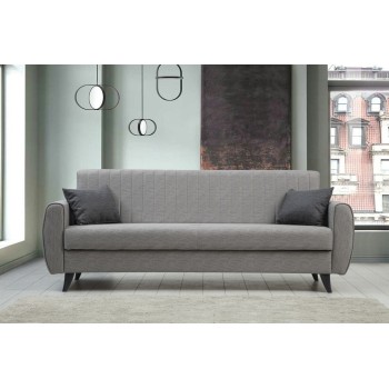 3-Seat Sofa-Bed Alkon - Light Grey Light Grey