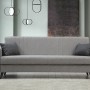 3-Seat Sofa-Bed Alkon - Light Grey Light Grey