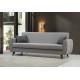 3-Seat Sofa-Bed Alkon - Light Grey Light Grey 3-Seat Sofa-Bed Alkon - Light Grey Light Grey