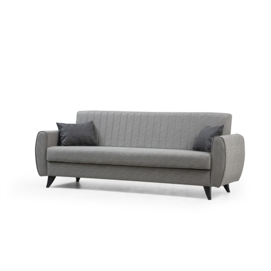 3-Seat Sofa-Bed Alkon - Light Grey Light Grey 3-Seat Sofa-Bed Alkon - Light Grey Light Grey