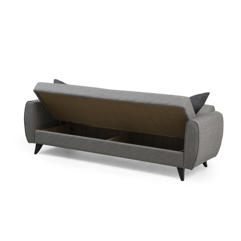 3-Seat Sofa-Bed Alkon - Light Grey Light Grey