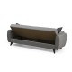 3-Seat Sofa-Bed Alkon - Light Grey Light Grey 3-Seat Sofa-Bed Alkon - Light Grey Light Grey