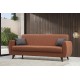 3-Seat Sofa-Bed Alkon - Tile Red Tile Red 3-Seat Sofa-Bed Alkon - Tile Red Tile Red
