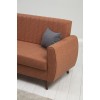 3-Seat Sofa-Bed Alkon - Tile Red Tile Red