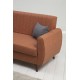 3-Seat Sofa-Bed Alkon - Tile Red Tile Red 3-Seat Sofa-Bed Alkon - Tile Red Tile Red