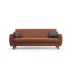3-Seat Sofa-Bed Alkon - Tile Red Tile Red 3-Seat Sofa-Bed Alkon - Tile Red Tile Red