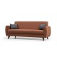 3-Seat Sofa-Bed Alkon - Tile Red Tile Red 3-Seat Sofa-Bed Alkon - Tile Red Tile Red