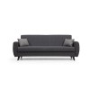 Atelier del Sofa 3-Seat Sofa-Bed Alkon - Dark Grey Dark Grey