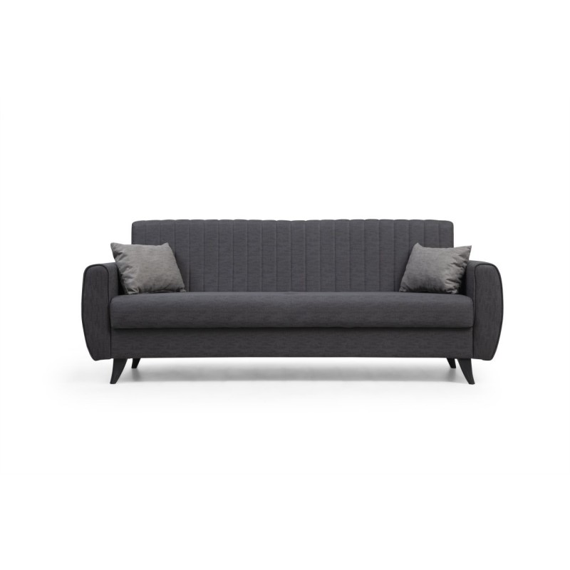 Atelier del Sofa 3-Seat Sofa-Bed Alkon - Dark Grey Dark Grey