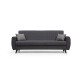 Atelier del Sofa 3-Seat Sofa-Bed Alkon - Dark Grey Dark Grey