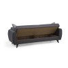 Atelier del Sofa 3-Seat Sofa-Bed Alkon - Dark Grey Dark Grey