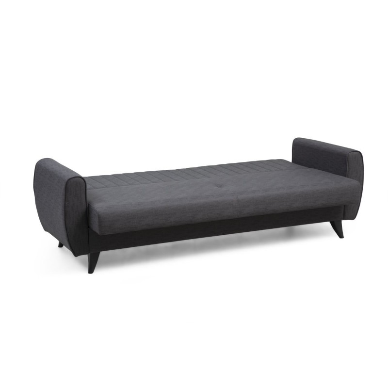 Atelier del Sofa 3-Seat Sofa-Bed Alkon - Dark Grey Dark Grey