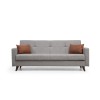 3-Seat Sofa-Bed Polya - Light Grey Light Grey