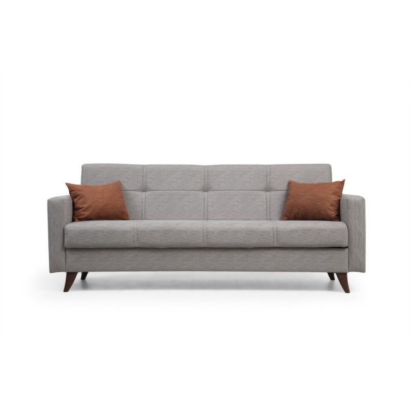 3-Seat Sofa-Bed Polya - Light Grey Light Grey