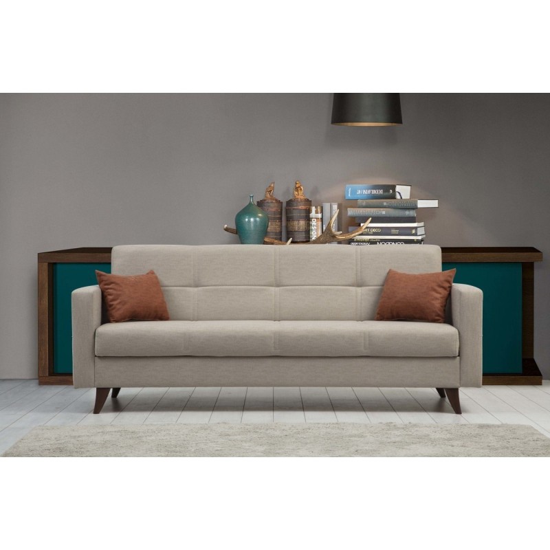 Atelier del Sofa 3-Seat Sofa-Bed Polya - Beige Beige