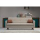 3-Seat Sofa-Bed Polya - Beige Beige Atelier del Sofa 3-Seat Sofa-Bed Polya - Beige Beige