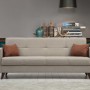3-Seat Sofa-Bed Polya - Beige Beige