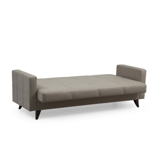 3-Seat Sofa-Bed Polya - Beige Beige Atelier del Sofa 3-Seat Sofa-Bed Polya - Beige Beige