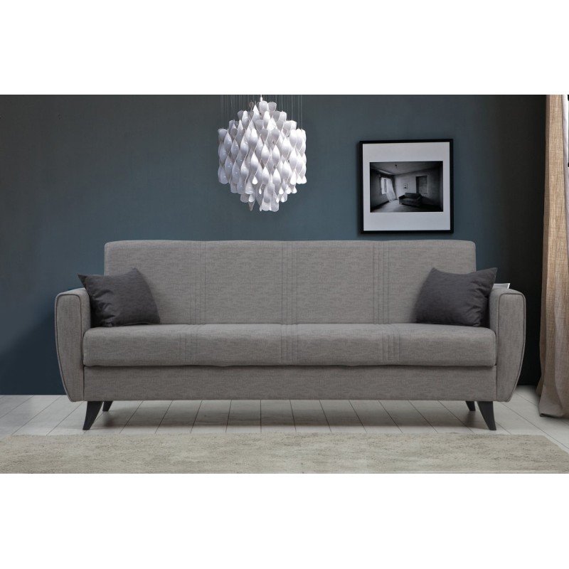 3-Seat Sofa-Bed Zaden - Light Grey Light Grey