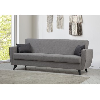 3-Seat Sofa-Bed Zaden - Light Grey Light Grey