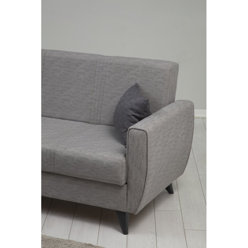 3-Seat Sofa-Bed Zaden - Light Grey Light Grey