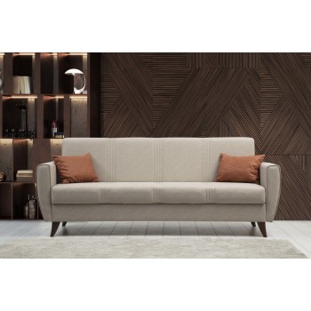 3-Seat Sofa-Bed Zaden - Beige Beige