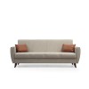 3-Seat Sofa-Bed Zaden - Beige Beige