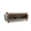 3-Seat Sofa-Bed Zaden - Beige Beige