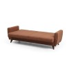 3-Seat Sofa-Bed Zaden - Tile Red Tile Red