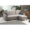 Corner Sofa-Bed Alkon - Light Grey Light Grey