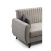 Corner Sofa-Bed Alkon - Light Grey Light Grey