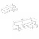 Corner Sofa-Bed Alkon - Light Grey Light Grey Corner Sofa-Bed Alkon - Light Grey Light Grey