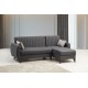 Corner Sofa-Bed Alkon - Dark Grey Dark Grey Corner Sofa-Bed Alkon - Dark Grey Dark Grey