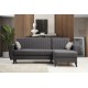 Corner Sofa-Bed Alkon - Dark Grey Dark Grey Corner Sofa-Bed Alkon - Dark Grey Dark Grey
