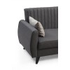 Corner Sofa-Bed Alkon - Dark Grey Dark Grey