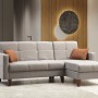 Corner Sofa-Bed Polya - Light Grey Light Grey