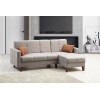 Corner Sofa-Bed Polya - Light Grey Light Grey