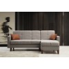 Corner Sofa-Bed Polya - Light Grey Light Grey