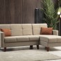 Corner Sofa-Bed Polya - Beige Beige