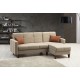 Corner Sofa-Bed Polya - Beige Beige Corner Sofa-Bed Polya - Beige Beige