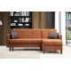Corner Sofa-Bed Polya - Tile Red Tile Red Corner Sofa-Bed Polya - Tile Red Tile Red