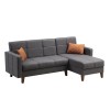 Corner Sofa-Bed Polya - Dark Grey Dark Grey