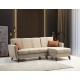 Corner Sofa-Bed Zaden - Beige Beige Corner Sofa-Bed Zaden - Beige Beige