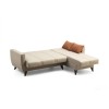 Corner Sofa-Bed Zaden - Beige Beige