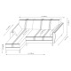 Corner Sofa-Bed Zaden - Beige Beige Corner Sofa-Bed Zaden - Beige Beige