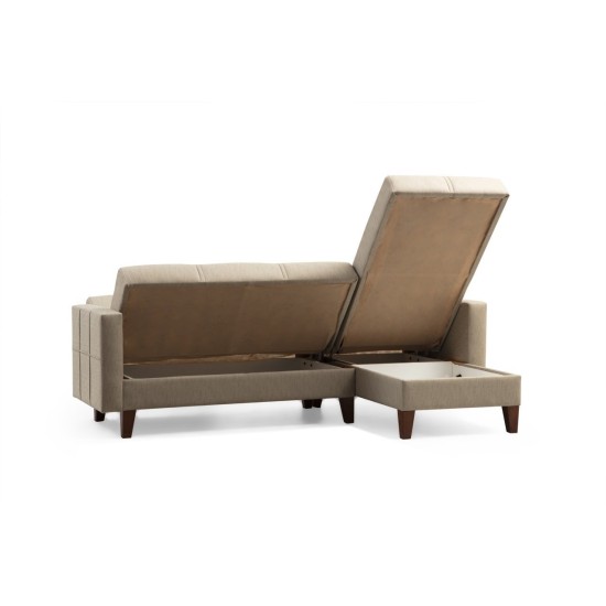 Sofa Set Polya L - Beige Beige